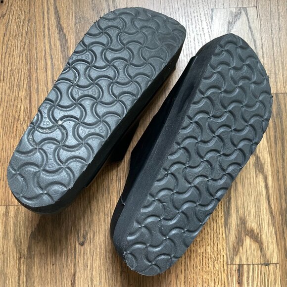 Birkenstock Black Sandals with Contoured Footbed - Picture 3 of 6